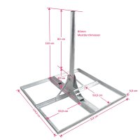 Flachdach / Terrassenst&auml;nder Goliath STS 600
