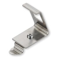 Hutschienenadapter 1 Port f&uuml;r Keystone Edelstahl