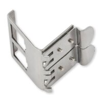 Hutschienenadapter 2 Ports f&uuml;r Keystone Edelstahl