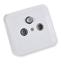 Antennendose FD 6 Einzeldose im AP-SET