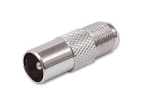 Adapter F-Buchse > IEC-Stecker einzeln