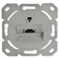 Koscom Netzwerkdose CAT6A 1 Port incl Abdeckplatte