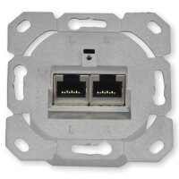 Koscom Netzwerkdose CAT6A horizontal 2x RJ45