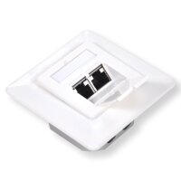 Koscom Netzwerkdose CAT6A vertikal 2x RJ45
