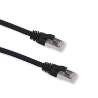 Koscom Netzwerk PatchkabelCAT6A SFTP   0,25m black