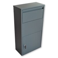 Paketbox P01 Wandmontage 44x22x82,5cm anthrazit