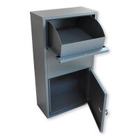 Paketbox P01 Wandmontage 44x22x82,5cm anthrazit