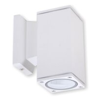 Wandleuchte Aigostar IP65 GU10 Wei&szlig; Single-SQ