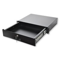 B-WARE Koscom Schublade 19" 2HE, schwarz, absperbar