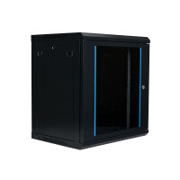 B-WARE Koscom Wandschrank 19" 12HE 45cm Schwarz