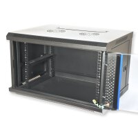 B-WARE Wandschrank 19"black KNS-19 06-K Eleganz