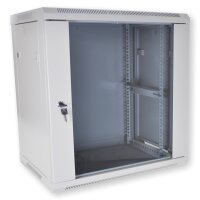 B-WARE Koscom Wandschrank 19" KNS-19 12-A montiert