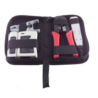 Werkzeugset Netzwerk 4-teilig mit Tasche