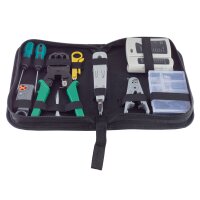 Werkzeugset Netzwerk 10-teilig mit Tasche