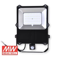Summit LED Strahler SJFLPS 50W Sensor schwarz