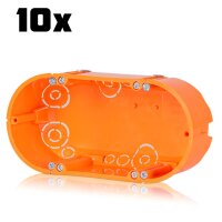 HW Ger&auml;tedose E118 2x68mm&Oslash; 47mm tief VE:10...