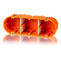 HW Ger&auml;tedose 3fach HW30, 68mm&Oslash; 63mm tief
