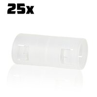 Rohrmuffe RM20, f&uuml;r M20, transparent VE: 25 St&uuml;ck