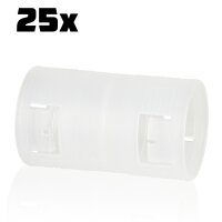 Rohrmuffe RM32, f&uuml;r M32, transparent VE: 25 St&uuml;ck