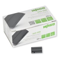 WAGO Klemme Micro 8polig 50 Stck (243-208) dkgrau